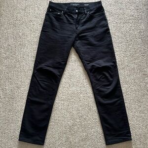 Banana Republic Black Traveler slim fit pants 30x30